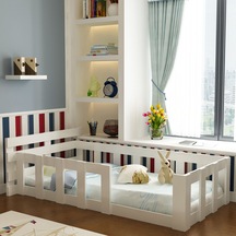 Newline Mobilya Montessori Karyola Beyaz U11 90 x 190 Yatak Uyumlu