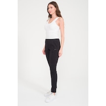 Q&Steinbock Kadın Tayt Afrodit Outdoor Spandex Siyah