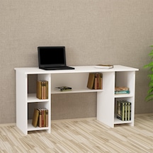 Kalenderdekor1 Kalender Dekor Avel-Twins 145 Cm Çalışma Masası Avt01 Beyaz
