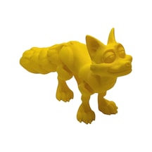 3d Hareketli Tilki Oyuncak - Sarı
