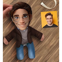 BK Gift Kişiye Özel Karikatürlü Bebek Yastık - Model 1