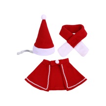 Yavru Köpekler, Kediler, Küçük Kediler Ve Köpekler İçin Ayarlanabilir Noel Baba Şapkası, Paltosu Ve Atkı Seti.