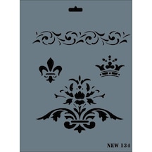 Rich New Seri N-134 Stencil 35X25 Cm