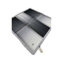 90 X 90 İpekal - Pes- Kristal Eşarp-03006 - 90 X 90 / Siyah- Gri