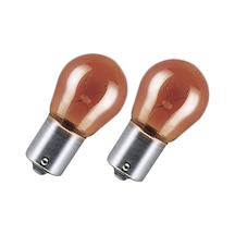 Osram 7507 Py21 W Sinyal Lambası, Flaş Işığı Double Blister Turuncu 7507-02b