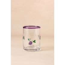 Grape Üzüm Desenli Meşrubat Bardağı 420 Ml Mor
