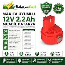 Bataryabank Makita 12v 2.2ah 2200mah Ni-cd Muadil Matkap Bataryası