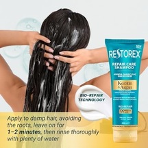 Restorex Keratin & Argan Onarıcı Saç Bakım Şampuanı 900 Mililitre, Yıpranmış Ve Hasar Görmüş Saçlar