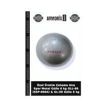 Özel Üretim Çalışma Atış Spor Metal Gülle 6 Kg Gll-60 Esp-006k & Gl-50 Gülle 6 Kg