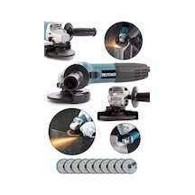 Steiner 2400 W 125 MM Avuç İçi Taşlama Makinesi + 10 Adet Disk Steiner 2400 W 125 MM Avuç İçi Taşlama Makinesi + 10 Adet Disk