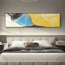Soyut El Yapımı Yağlı Boya Tablo 165x65cm