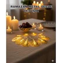 Secde Eden Adam Figürlü Ay Tasarımlı Ramazan Led Işık Diğer