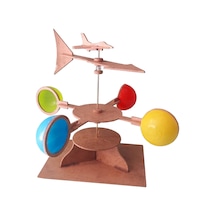 Ece Rüzgargülü Yapma Rüzgar Yönü Bulma Deney Seti Demonte