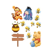 Yenilebilir Şekerli Kağıt Baskısı Cupcake Ve Pasta Resim Baskı Winnie The Pooh Temalı 25