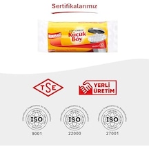 Küçük Boy Çöp Poşeti 30&apos Lu 40x50 Cm, Sızdırmaz Ve Yırtılmaz, Ekonomik Küçük Boy Çöp Torbası, Geri Dönüştürülebilir Atık Torbası, Doğa Dostu, Sürdürülebilir, Güçlü Ve Dayanıklı Çöp Poşeti