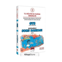 GYS T.C Kültür ve Turizm Bakanlığı Personelinin Görevde Yükselme ve Unvan Değişikliği Sınavları için Açıklamalı Soru Bankası- Yargı Yayınları