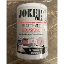 Joker Su Yalıtım Boyası Havuz Çatı Teras Sızıntı Boyası Dam Beton Boyası Gri Renk 4kg 4 KG