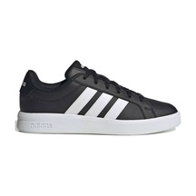 Adidas Grand Court Base 3.0 Hq0095 Unisex Spor Ayakkabı SİYAH-BEYAZ