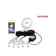 Araç İçi Dekoratif Ortam Işığı 64 Renkli 5 Ledli / Laam429 Renkli