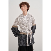 Aker 15269111 Kimono Ekru Ekru