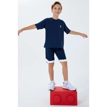 U.S. Polo Assn. U.s. Polo Assn. Erkek Çocuk Şort Takım Us2403-g-v1 Lacivert