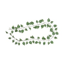 Ikea Smycka Yapay Çelenk, Yeşil, 1.5 M, İç/dış Mekan