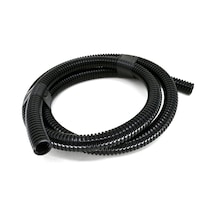 17mm Yarıksız Spiral Boru Kablo Izolasyon Hortumu Siyah Esnek
