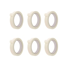 Tify 6 Adet Maskeleme Bandı Boya Bandı 18mm X 25 Metre Kağıt Bant