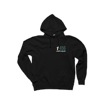 Squid Game Gamer 456 Siyah Kapşonlu Sweatshirt Hoodie Siyah