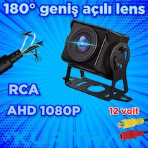 Ahd 1080p Balık Gözü Lens 180 Derece Geniş Açılı Metal Kasa