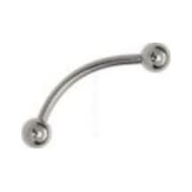 Cerrahi Çelik Kaş Piercing Gümüş