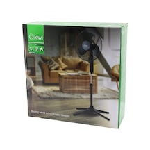 Kiwi Kfan-7426 16 İnç - 41cm Teleskopik Katlanır Ayaklı Vantilatör 3 Kademe Hız 3 Pls.kanat Metal