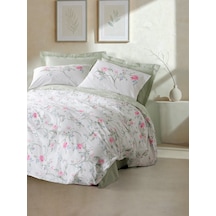 Cotton Box Çift Kişilik Nevresim Takımı Olina Yeşil Yeşil
