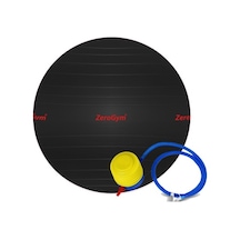 Zerogym Antiburst Pilates Topu Egzersiz Topu 65 CM / Siyah