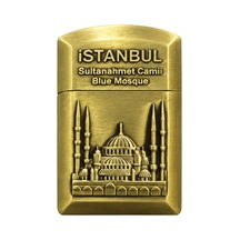 Hunter Soft Flame İstanbul Sultan Ahmet Design Gold Çakmak Ack025