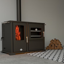 Baba's Bbq Pelet Ve Odun Sobası-Safir Kuzine Modeli 10 Kw