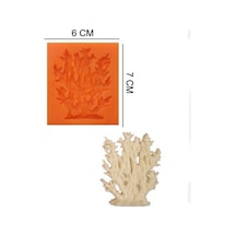Şeker Hamur Kalıbı Silikon Ağaç 6 7 Cm