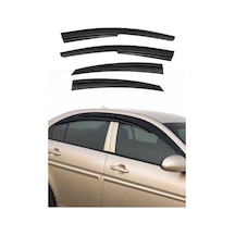 Hyundai Accent Era Sedan 2006-2013 Uyumlu Araca Özel Sport Style Akrilik Cam Rüzgarlığı Koyu 4 Parça