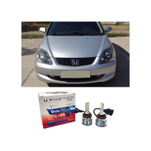 Honda Civic Hb Led Xenon Uzun Far Ampulü Hb3 Duo Yeni Seri Beyaz 2004-2006