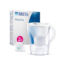 BRITA Marella Cool 2x Maxtra Pro All-In-1 Filtreli Su Arıtma Sürahisi - Beyaz 2,4 lt