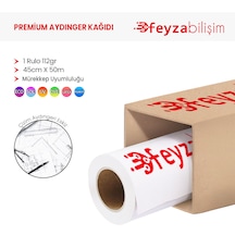 Feyza Bilişim Plotter Aydınger Kağıdı 112gr 45cm X 50mt-1