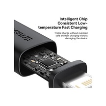 Rogfer Baseus Dura Serisi Usb - 8 Pin 2.4a Hızlı Şarj Kablosu, Uzunluk: 2m Kırmızı Siyah