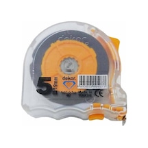 Dekor 407 Şeffaf Şerit Metre 5 Metre 19 Mm 5 M