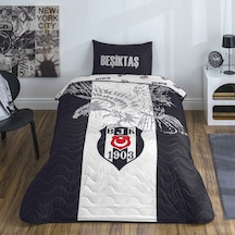 Lisanslı Beşiktaş Kartal Tek Kişilik Yatak Örtüsü Seti 000000001000051956 Çok Renkli