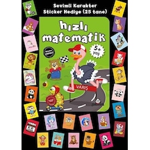 Hızlı Matematik - Stickerlı 5+ Yaş - Afife Çoruk - Panda