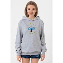 The Smurfs Gargamel Grimelanj Kadın 3Ip Kapşonlu Sweatshirt 001