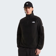 The North Face M Mountain Athletics Glacier 1/4 Zip Fl Erkek Polar-34089 Siyah
