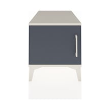 Kronos Komodin Tek Kapaklı 44x59x48 Aytaşı-antrasit Aytaşı