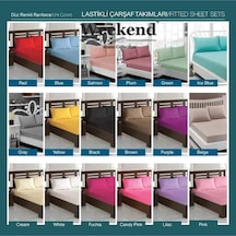 Weekend 120X200 Ranforce Akfil Kumaş Tek Kişilik Lastikli Çarşaf