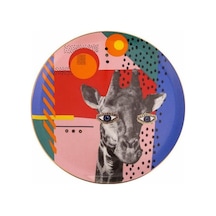 Porland Wild Life Giraffe Düz Tabak 28 Cm 04alm005132